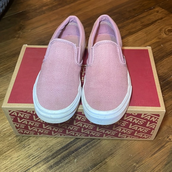 Vans Classic Slip-On Herringbone Nostalgia Rose - Picture 1 of 7